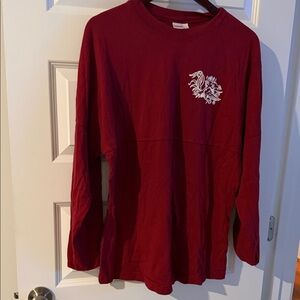 Women’s Burgundy Carolina Gamecocks Spirit Jersey Long Sleeve Shirt Large